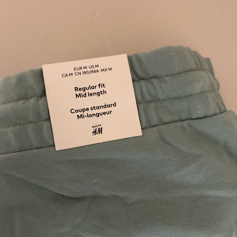 H&M Soft Blue Regular Fit Trousers